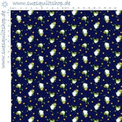 Studio E Navy King Frog Froschkönig auf blau