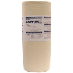 Warm & Natural Natural Cotton Batting, Baumwollvlies natur genadelt ca. 180 x 157 cm 