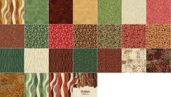 Makower Golden Gustav Klimt Jelly Roll 2,5 inch Streifen 40 stk.