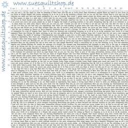 Makower Alison Glass Soliloquy Schrift schwarz weiss