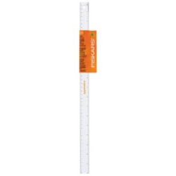 Fiskars Folding Yardstick, faltbares Lineal 36 inch lang (18 inch gefaltet), weiss - INCH und METRISCH!!!