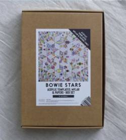 Acryl-, Mylar- und Papierschablonen Bowie Stars Jen Kingwell *NUR* *SCHABLONEN*