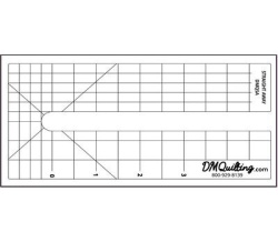 ♥ Rulerquilting 5 inch Straight Away Ruler - unterschiedliche Stärken! 