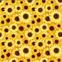 Fabric Traditions Modern Farmhouse Sonnenblumen gelb-orange-braun