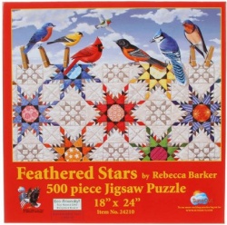 Puzzle Feathered Stars 500 Teile  