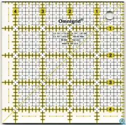  Omnigrid Lineal   4.5x4.5 INCH mit dünnen Linien aus USA