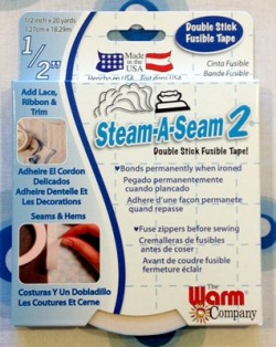 Steam-A-Seam 2 Double Sided Fusible Tape 1/2 inch breit 20 yards