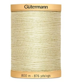 Gütermann Baumwollnähgarn 100% Baumwolle 800 m Fb. 0828 Vanilla Cream