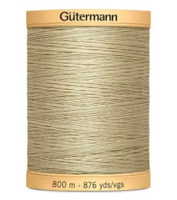 Gütermann Baumwollnähgarn 100% Baumwolle 800 m Fb. 0927 Burlap Beige