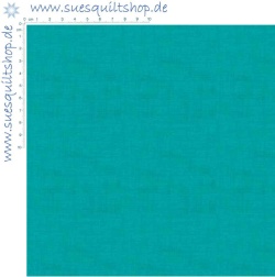 Makower Linen Texture Turquoise Leinenstruktur türkis