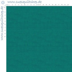 Makower Linen Texture Teal Leinenstruktur petrol