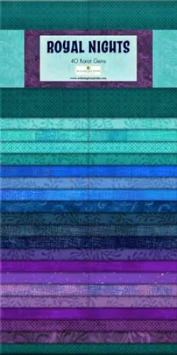 Wilmington Essential Gems Royal Nights Jelly Roll 2x20 Streifen 