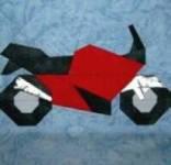 PDF Anleitung Motorrad, motorcycle, ca. 20,32 x 20,32 cm 