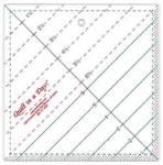 Triangle Square Up Ruler 6.5 INCH