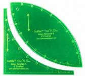 Acrylschablonen Slit N Sew 8 inch Melon Template Set