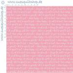 30% REDUZIERT: Riley Blake Winifred Pink Script Schrift pink rosa 