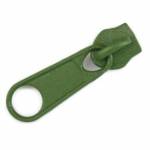 Zipper für Endlosreißverschluß 5 mm Schiene Fb. 083 olivgrün 