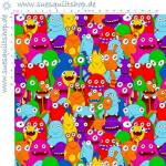Blank Textiles Amazing Aliens multicolor Monster