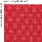 Santee Basics Pin Dots Punkte weiss auf leuchtend hellrot
