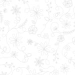 Maywood White on White Swirl Floral