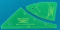 Acrylschablonen Slit N Sew Double Wedding Ring Template Set PLUS