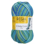 Regia Sockenwolle Color Aquarius 50 g Knäuel 