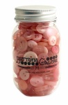 Knopfsortiment rosa: Pink Grapefruit Buttons 