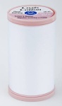 Coats Cotton Hand Quilting Thread 100% Baumwolle, 320 m Spule Fb. 0100 weiss