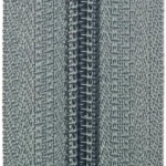 Endlosreißverschluß 3 mm Schiene Fb. 087 mausgrau - OHNE Zipper!!! 