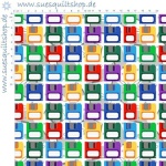 Studio E Computer Data Point Floppy Disc Disketten multicolor