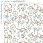 Stof Be My Neighbor Bikes multicolor Fahrräder bunt