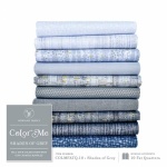 Windham Fat Quarter Bundle Color Me Shades of Grey 10 FQ  