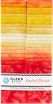 Island Batiks Opulent Oranges 2-1/2 inch Jelly Roll, 40 Streifen 