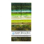 Island Batiks Glorious Greens 2-1/2 inch Jelly Roll, 40 Streifen  