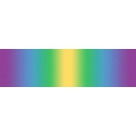 Maywood Gelato Purple-Blue-Green-Yellow Multi Gradation Ombre RegenbogenFarbverlauf 