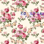 Benartex Cream Rose Garden  Rückseitenstoff überbreit