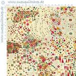 Makower Golden Gustav Klimt Symphony Cream