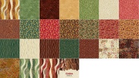 Makower Golden Gustav Klimt Jelly Roll 2,5 inch Streifen 40 stk.