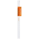 Fiskars Folding Yardstick, faltbares Lineal 36 inch lang (18 inch gefaltet), weiss - INCH und METRISCH!!!