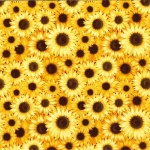 Fabric Traditions Modern Farmhouse Sonnenblumen gelb-orange-braun