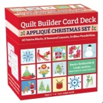 Quilt Builder Card Deck *Applique* Christmas Set 