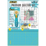 Olfa Starter Kit AQUA Rollschneider, Schneidematte und Lineal 