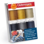 Gütermann Profi Jeansfaden, 6 x 100m, Jeansgarn 