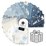 Makower Midnight Garden Fat Quarter Bundle 21 Fat Quarters