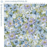 Springs Sweet As Can Bee Packed Floral grün blau flieder violett