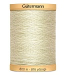 Gütermann Baumwollnähgarn 100% Baumwolle 800 m Fb. 0829 Ecru