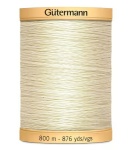 Gütermann Baumwollnähgarn 100% Baumwolle 800 m Fb. 0919 Egg White