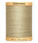 Gütermann Baumwollnähgarn 100% Baumwolle 800 m Fb. 0927 Burlap Beige