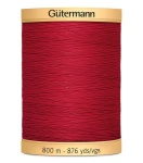 Gütermann Baumwollnähgarn 100% Baumwolle 800 m Fb. 2074 Red