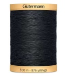 Gütermann Baumwollnähgarn 100% Baumwolle 800 m Fb. 5201 Black